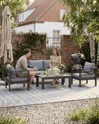 Terrassenmöbel 3 - 4 Personen grau - MeXo