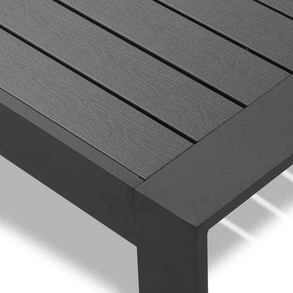 MeXo Lounge - Set Aluminium 6 - 7 Personen Gartenmöbel Set Metall Modern, Garten Sitzgruppe Wetterfest mit Sofa Sessel Tisch Olefin Kissen Auflagen Grau für Indoor Outdoor (Grau & Dunkelgrau) - MeXo - Home
