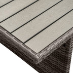 MeXo Loungeset Gartenmöbel Set 9 Personen mit Esstisch wetterfest, Modulare Ecklounge, (Esstisch 132x76x67cm, 7 - tlg., Belastbarkeit pro Sitzplatz bis zur 140kg) - MeXo - Home